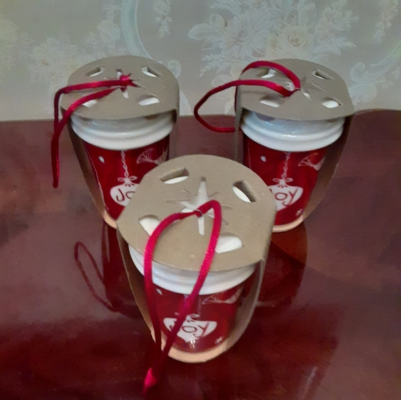 Starbucks Ceramic To Go Cup 2009 Christmas Ornaments Joy - Picture 2 of 4
